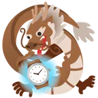 Drache + Armbanduhr