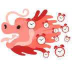 Drache + Wecker