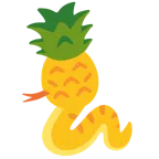 Schlange + Ananas
