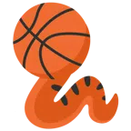 Schlange + Basketball