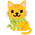 Schlange + Katzengesicht