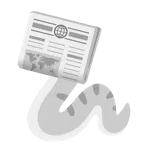 Schlange + Zeitung