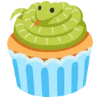 Schlange + Cupcake