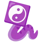 Schlange + Yin und Yang