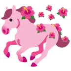Pferd + Hibiskus
