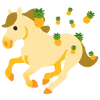 Pferd + Ananas