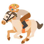Pferd + Mischpalette