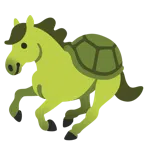 Pferd + Schildkröte