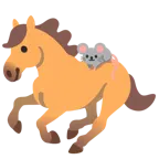 Pferd + Mäusegesicht