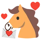 Pferd + Liebesbrief