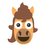 Pferd + Kothaufen