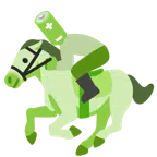 Pferd + Batterie