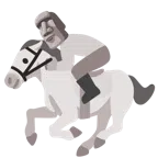 Pferd + Statue
