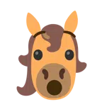 Pferd + verdutztes Gesicht