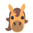 Pferd + Gesicht ohne Mund