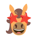 Pferd + überwältigt