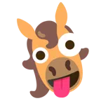 Pferd + irres Gesicht