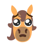 Pferd + bettelndes Gesicht