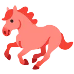 Pferd + rotes Herz