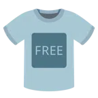 camiseta + botão "FREE"