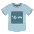 camiseta + botão "NEW"