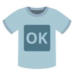 camiseta + botão OK