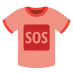 camiseta + botão SOS