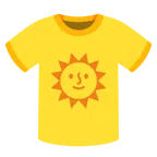 camiseta + rosto do sol