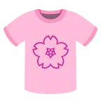 camiseta + flor de cerejeira