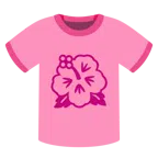 camiseta + hibisco