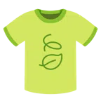 camiseta + folha ao vento