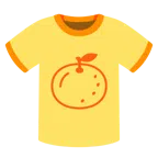 camiseta + tangerina