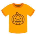 camiseta + abóbora de halloween