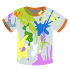 camiseta + paleta de tintas