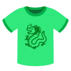 camiseta + dragão
