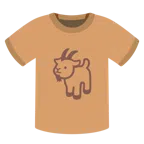 camiseta + cabra