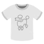 camiseta + poodle