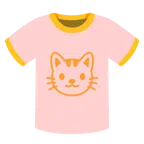 camiseta + rosto de gato