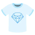 camiseta + pedra preciosa