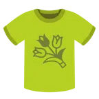 camiseta + buquê