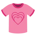 camiseta + coração crescendo
