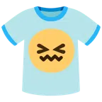 camiseta + rosto perplexo