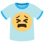 camiseta + rosto cansado