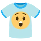 camiseta + rosto espantado