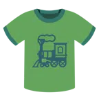 camiseta + locomotiva