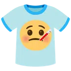 camiseta + rosto com termômetro