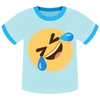 camiseta + rolando no chão de rir