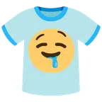 camiseta + rosto babando