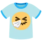 camiseta + rosto espirrando