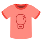 camiseta + luva de boxe